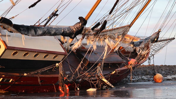 "Ethel von Brixham"-Havarie vor Cuxhaven: Neue Infos zum Schiff (mit Fotos und Video)