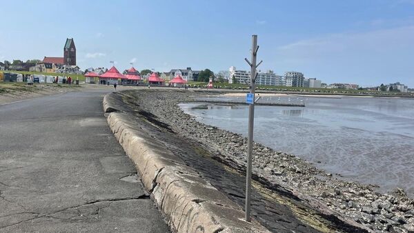 Rätselhafte Installation in Cuxhaven: Ist das Kunst oder kann das weg?