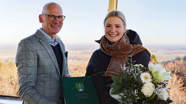 Goldenes Buch der Wingst: Libussa Lübbeke reiht sich in sportliche Ehrengalerie ein