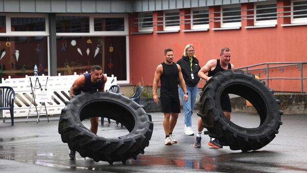 Ein Hauch von Hyrox in Wanna: Das erste "High Race" - mit Teilnehmern im hohen Alter