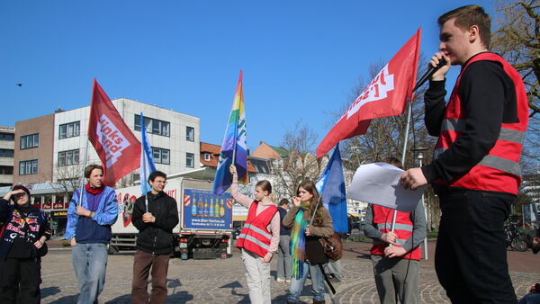 "Das genau wollen wir nicht": Schülerstreik und Protest gegen Wehrpflicht in Cuxhaven