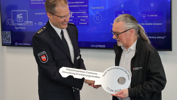 Erweiterungsbau der Polizei Cuxhaven eröffnet - Meilenstein nach jahrelanger Planung
