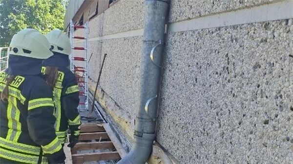 Brand an Sporthalle der Oberschule Bederkesa: Landkreis Cuxhaven nennt die Ursache