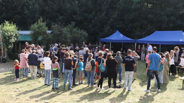 Seit zehn Jahren draußen: Der Waldkindergarten in Sahlenburg feiert Jubiläum