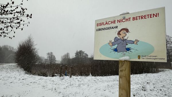 "Mutige haben's ausprobiert": So steht es aktuell um die Eisflächen im Kreis Cuxhaven